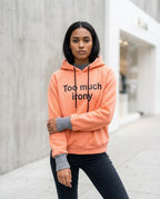 Statement Street - Arsil | Bedruckter Zweifarbiger Hoodie Damen