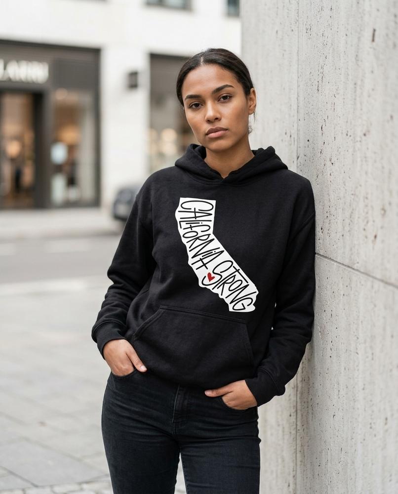Statement Street - Nilom | Bedruckter Langärmliger Hoodie Damen