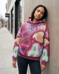 Statement Street - Vemir | Gesteppt Gemustert Hoodie Unisex