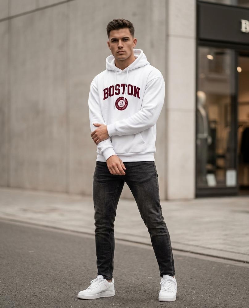 Statement Street - Letor | Langärmlig Bedruckt Hoodie Unisex
