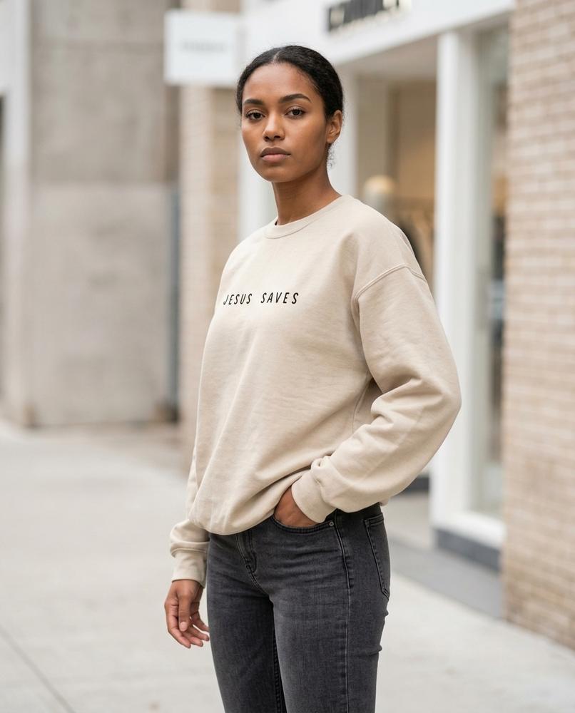 Statement Street - Raven | Langärmliges Bedrucktes Sweatshirt Unisex