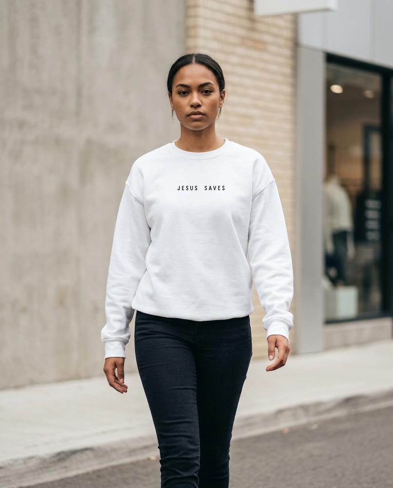 Statement Street - Raven | Langärmliges Bedrucktes Sweatshirt Unisex