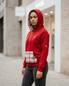 Statement Street - Kavan | Langärmliger Gemusterter Hoodie Unisex