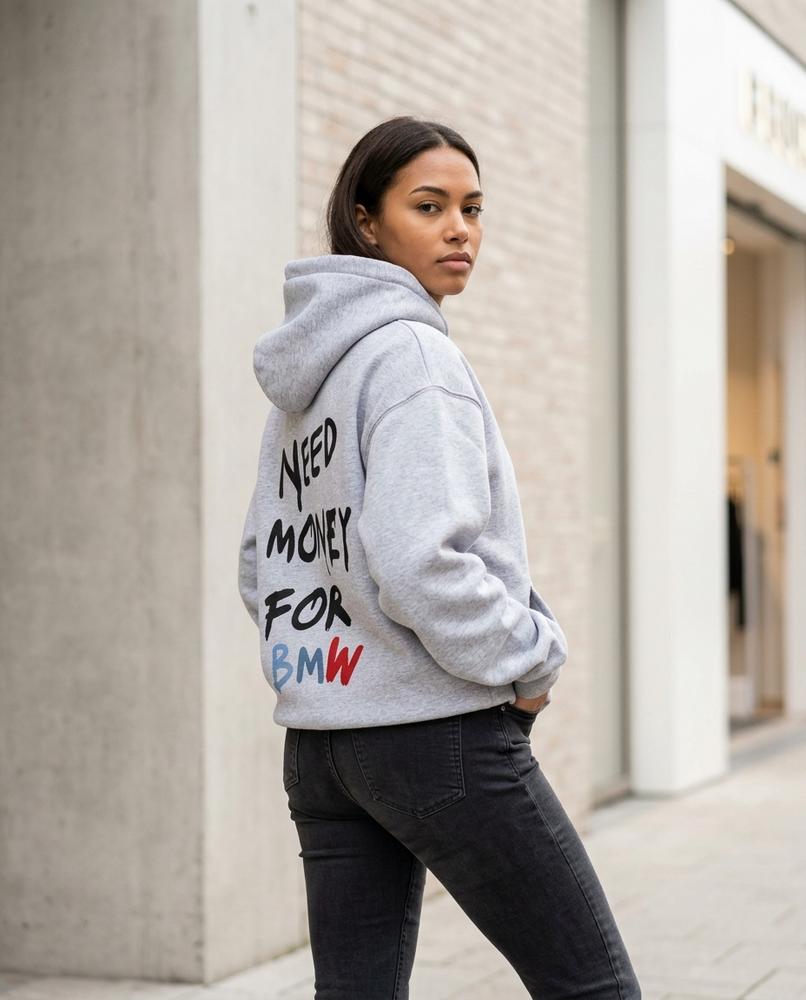 Statement Street - Ellev | Bedruckter Langärmliger Hoodie Unisex