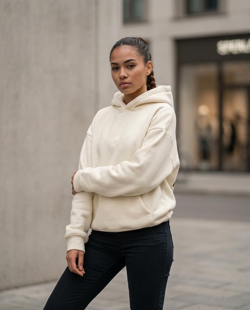Statement Street - Ellev | Bedruckter Langärmliger Hoodie Unisex