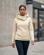 Statement Street - Minal | Tailliert Hochgeschlossen Hoodie Damen