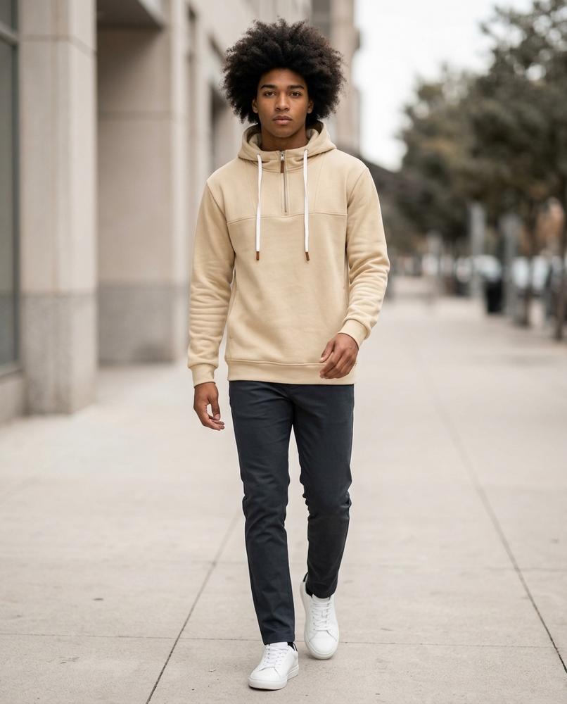 Statement Street - Vesil | Gerippter Baumwoll Anzug Herren