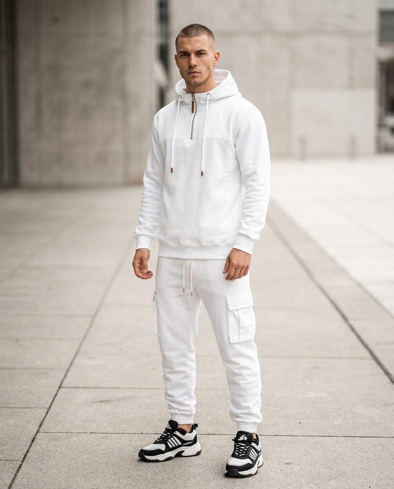 Statement Street - Vesil | Gerippter Baumwoll Anzug Herren