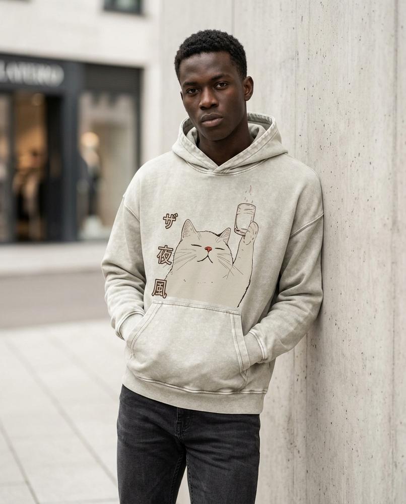 Statement Street - Eavit | Oversized Bedruckter Hoodie Unisex