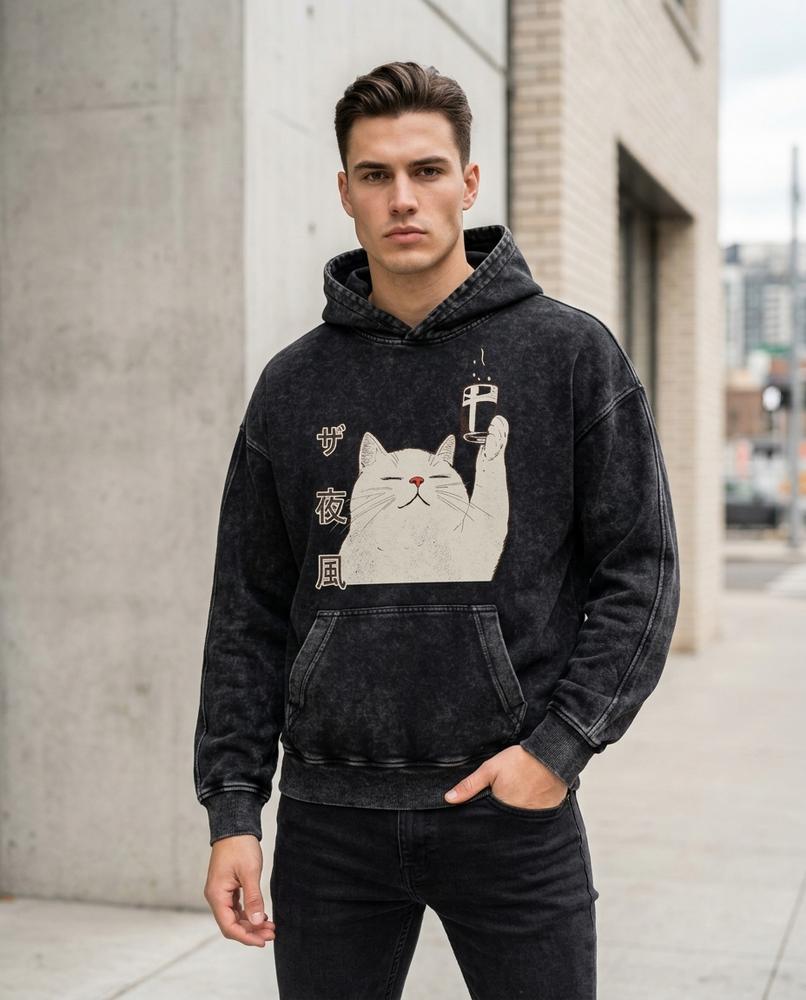 Statement Street - Eavit | Oversized Bedruckter Hoodie Unisex