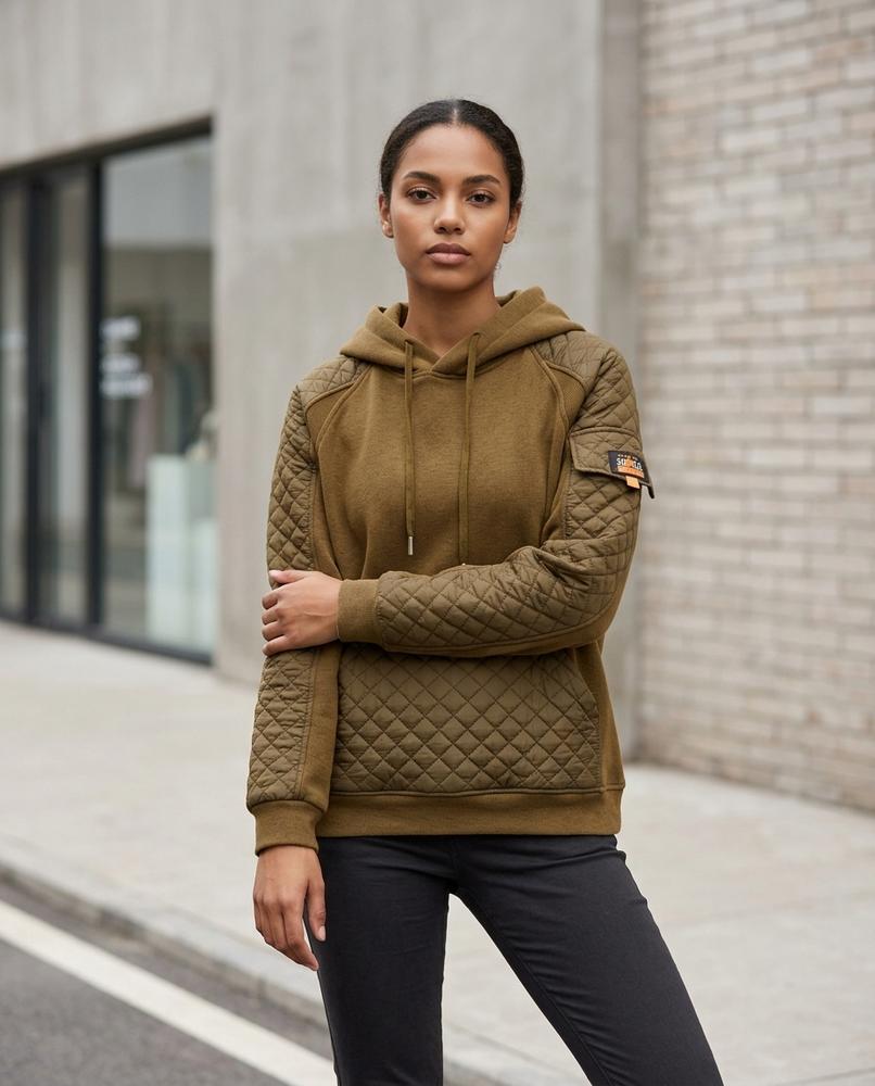 Statement Street - Kemam | Gesteppt Kombiniert Hoodie Damen