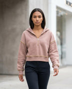 Statement Street - Nepos | Reißverschluss Taillenlang Hoodie Damen