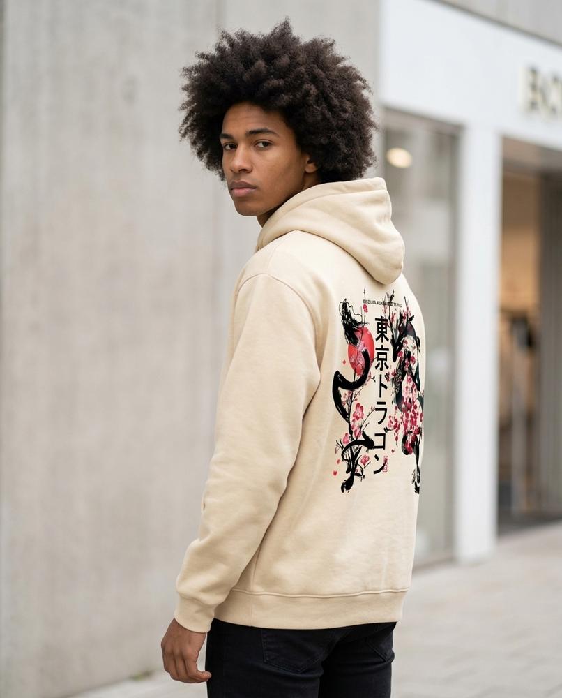 Statement Street - Rihuk | Bedruckter Langärmeliger Hoodie Unisex