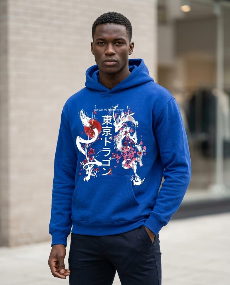 Statement Street - Rihuk | Bedruckter Langärmeliger Hoodie Unisex