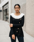 Statement Street - Nalad | Asymmetrisch Paillettenbesetzt Tunika Damen
