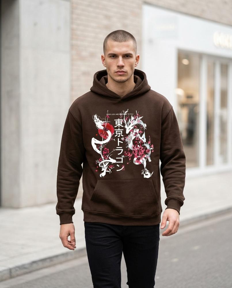 Statement Street - Rihuk | Bedruckter Langärmeliger Hoodie Unisex