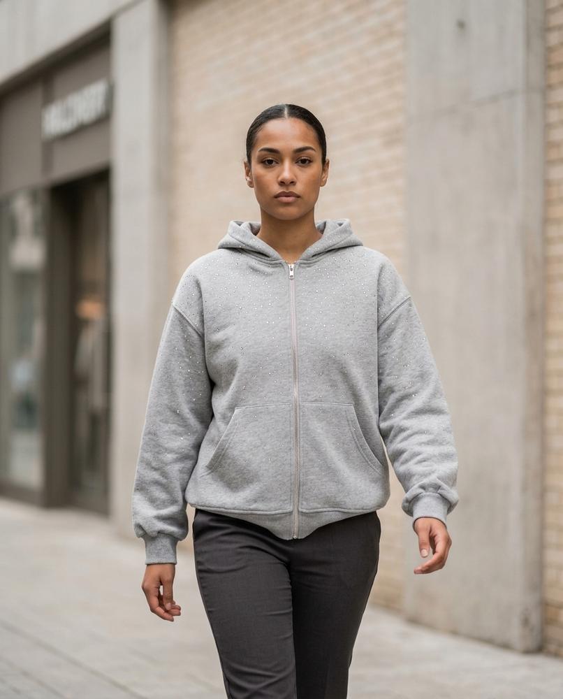 Statement Street - Nezur | Strassbesetzt Reißverschluss Hoodie Unisex