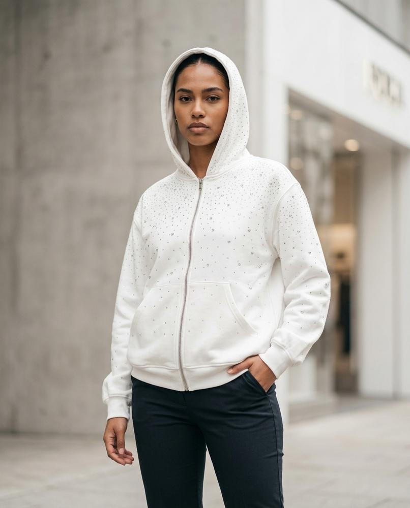 Statement Street - Nezur | Strassbesetzt Reißverschluss Hoodie Unisex