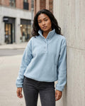 Statement Street - Nadum | Hochgeschlossener Fleece Pullover Damen