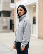 Statement Street - Nadum | Hochgeschlossener Fleece Pullover Damen