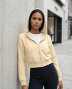 Statement Street - Rekim | Kurzgeschnittener Langärmliger Hoodie Damen