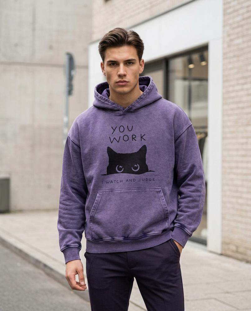 Statement Street - Eedak | Bedruckt Gewaschen Hoodie Unisex