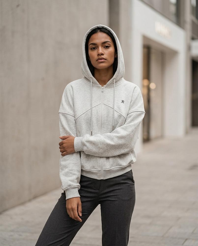 Statement Street - Luviv | Reißverschluss Oversized Hoodie Unisex
