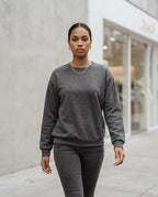 Statement Street - Demur | Langärmliges Einfarbiges Sweatshirt Damen
