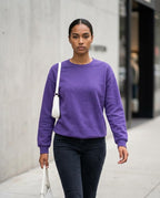 Statement Street - Demur | Langärmliges Einfarbiges Sweatshirt Damen