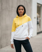 Statement Street - Lamim | Zweifarbiger Langärmeliger Hoodie Damen
