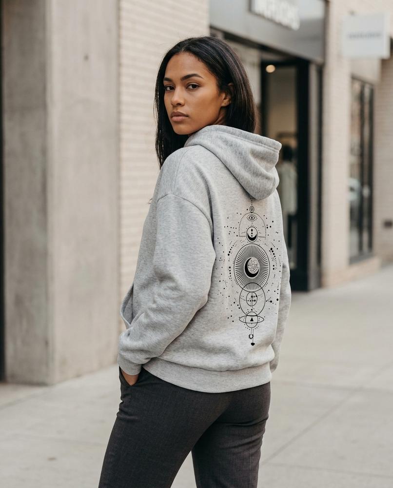 Statement Street - Domav | Bedruckter Langärmliger Hoodie Unisex
