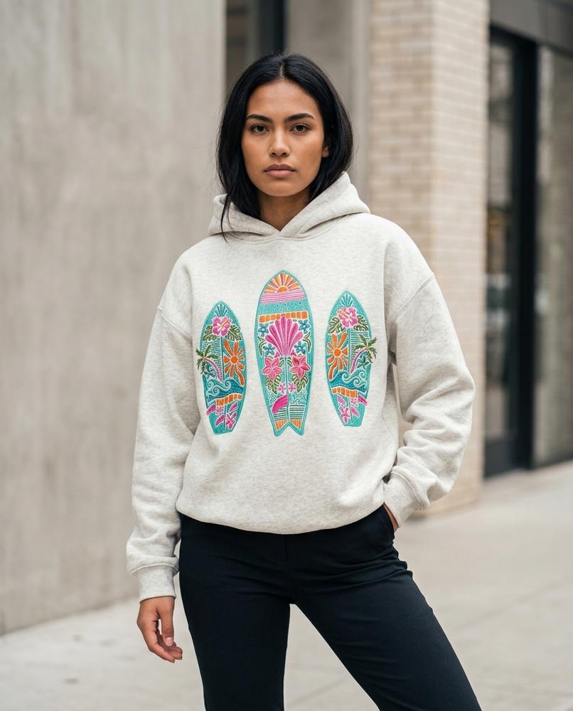 Statement Street - Aobir | Bestickter Bequemer Hoodie Unisex