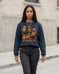 Statement Street - Luwak | Bedruckt Gerippt Sweatshirt Damen