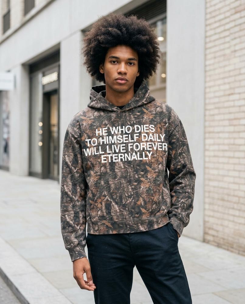 Statement Street - Sebal | Gemusterter Bedruckter Hoodie Unisex