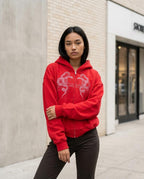Statement Street - Legik | Strassbesetzter Kurzgeschnittener Hoodie Damen