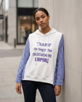 Statement Street - Yokuv | Gestreift Bedruckt Hoodie Damen