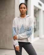 Statement Street - Vilal | Gepatcht Kontrastfarben Hoodie Damen