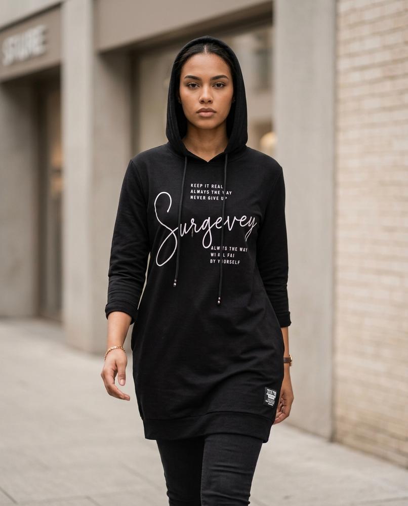 Statement Street - Runul | Langgeschnittene Bedruckte Tunika Damen