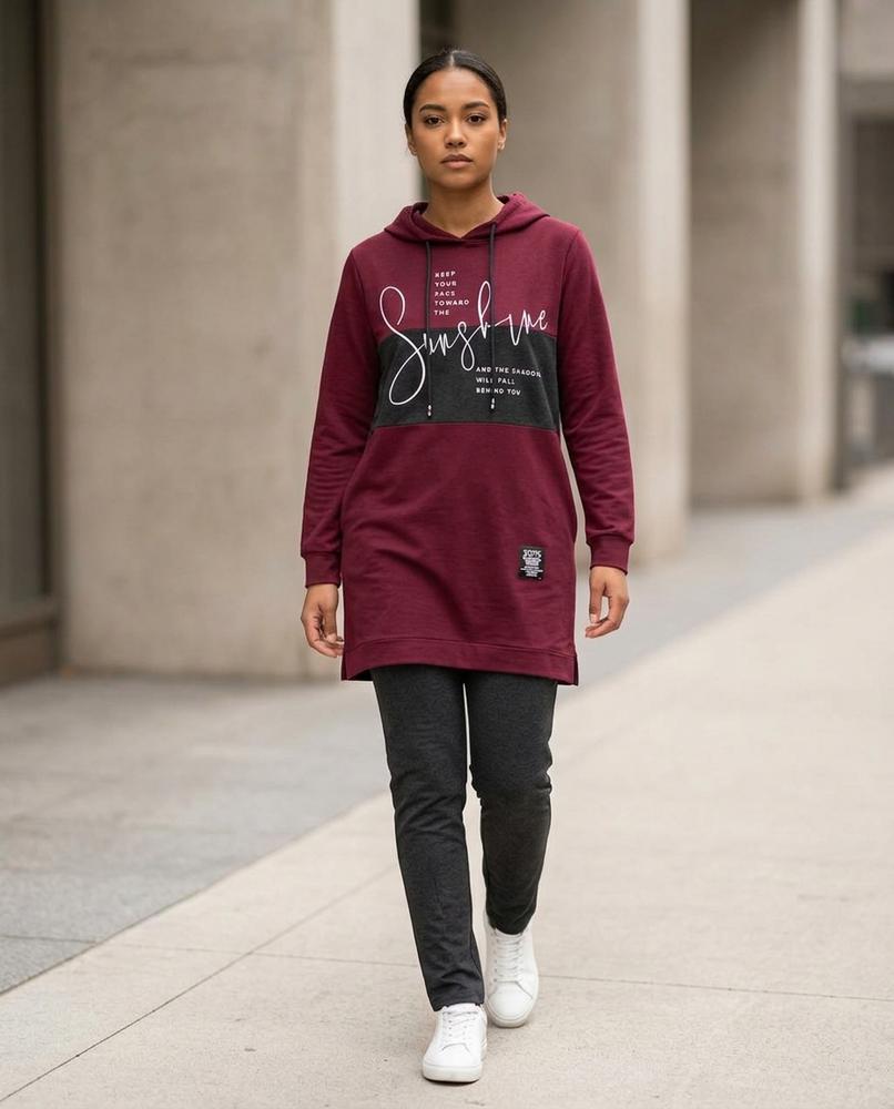 Statement Street - Runul | Langgeschnittene Bedruckte Tunika Damen