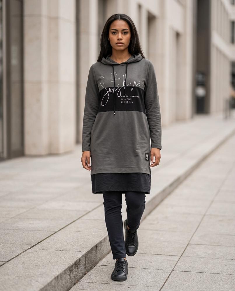 Statement Street - Runul | Langgeschnittene Bedruckte Tunika Damen