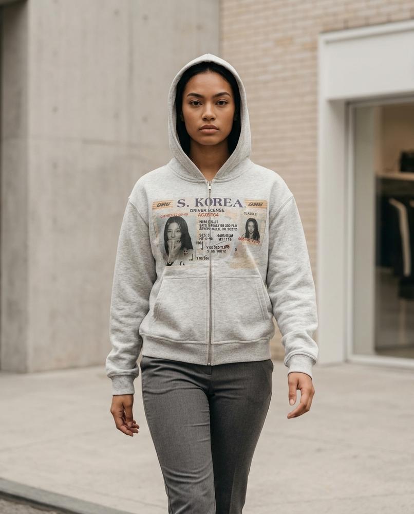 Statement Street - Supes | Bedruckter Melierter Hoodie Unisex