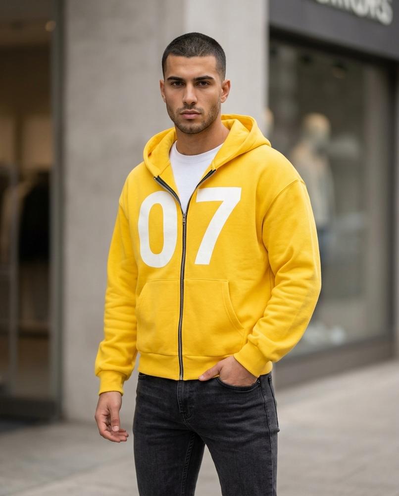 Statement Street - Eihuv | Bedruckter Gezipter Hoodie Unisex