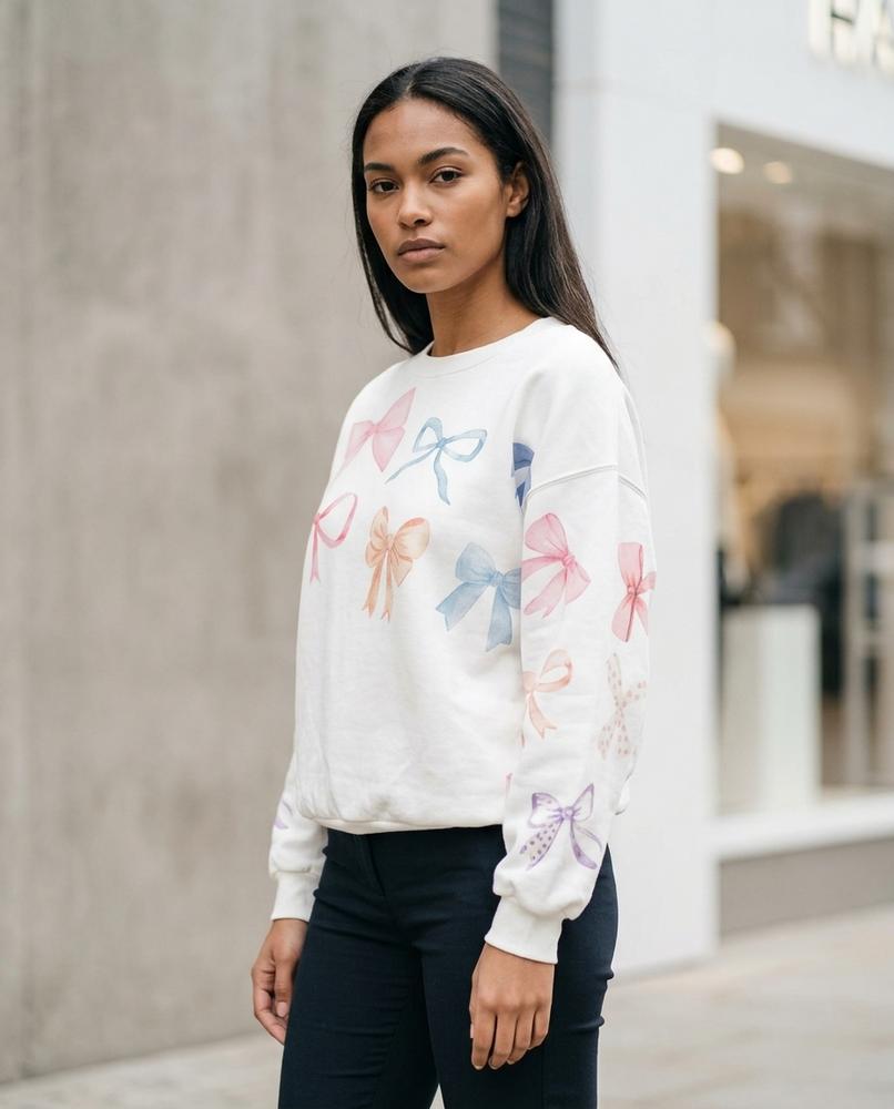 Statement Street - Setur | Bedrucktes Rundhals Sweatshirt Damen