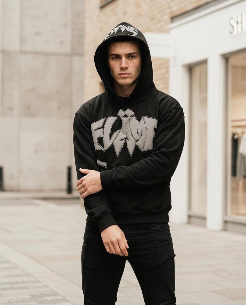 Statement Street - Rinad | Strassbesetzt Oversized Hoodie Unisex