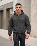 Statement Street - Simen | Gestreift Strukturiert Hoodie Unisex