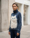 Statement Street - Kunov | Applizierter Strick Rollkragenpullover Damen