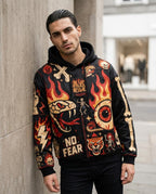 Statement Street - Nikal | Appliziert Bestickt Hoodie Unisex