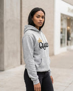 Statement Street - Carun | Bedruckter Baumwoll Hoodie Damen