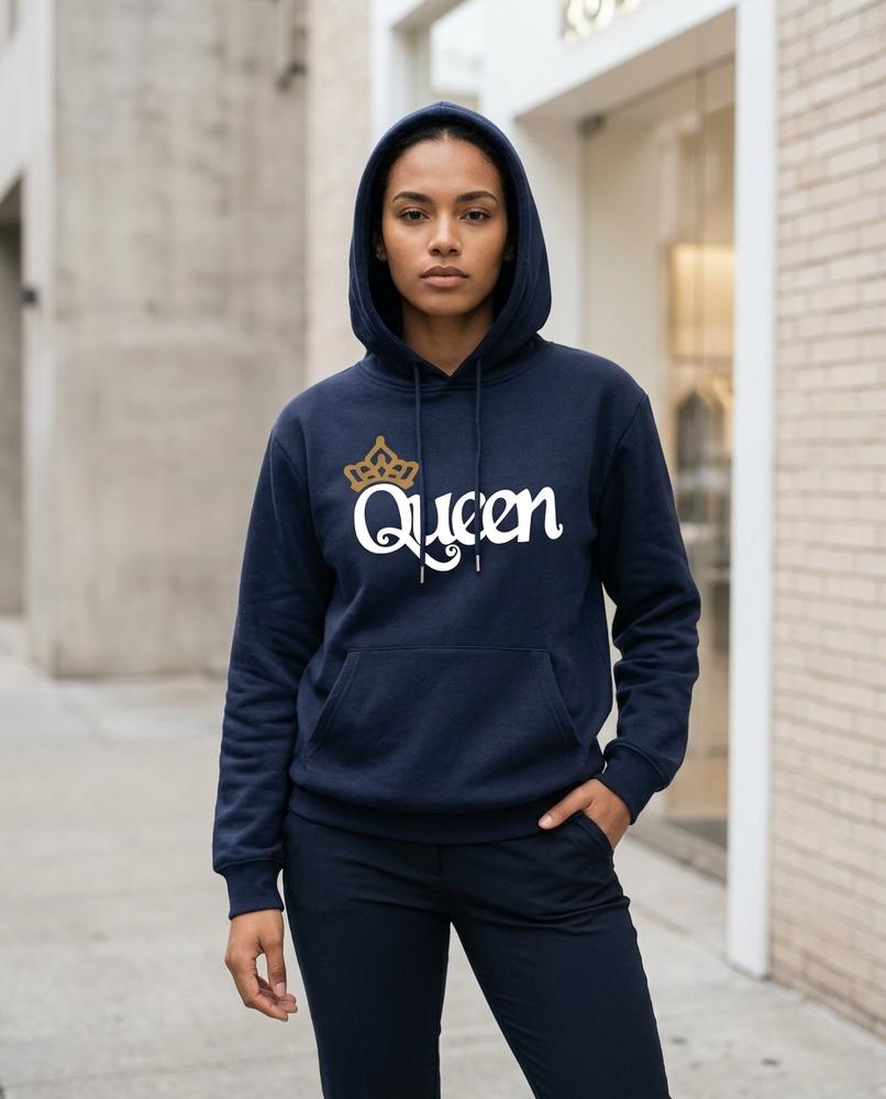Statement Street - Carun | Bedruckter Baumwoll Hoodie Damen