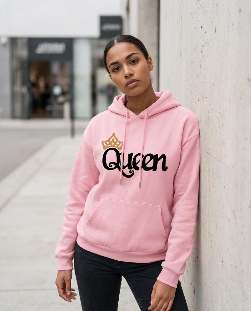 Statement Street - Carun | Bedruckter Baumwoll Hoodie Damen